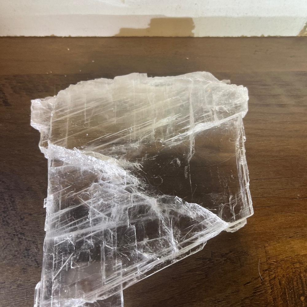 Large selenite crystal